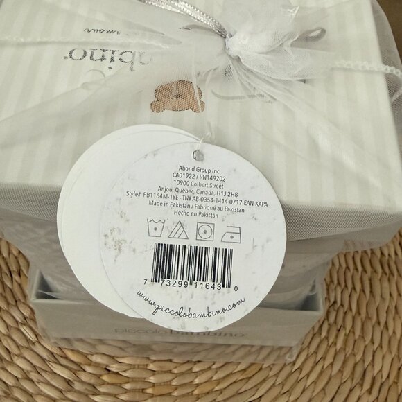 Piccolo Bambino Flannel Receiving Blankets Gift Set 6 Pack - Picture 7 of 7